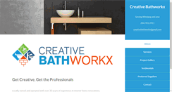 Desktop Screenshot of creativebathworkx.com
