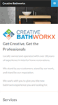 Mobile Screenshot of creativebathworkx.com